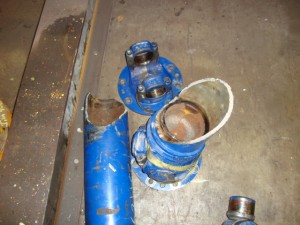 fractured, drive, shaft, tubing
